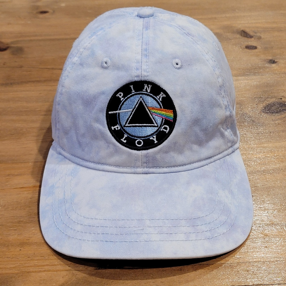 Pink Floyd Hat Cap Strap Back Purple Tie Dye Rock Band Music 70s 80s One Size